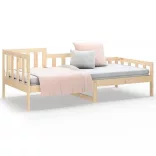 tömör fenyőfa kanapéágy matrac nélkül 90 x 200 cm