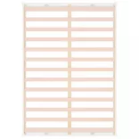 fehér tömör fa ágykeret 120x200 cm