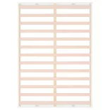 fehér tömör fa ágykeret 135 x 190 cm (Double)