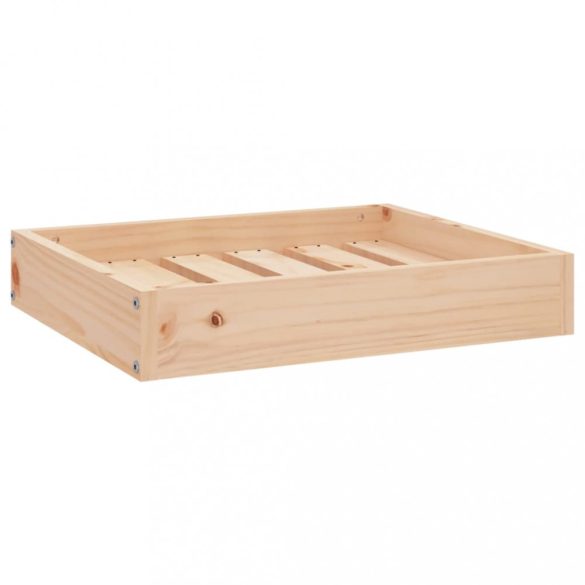 tömör fenyőfa kutyaágy 51,5 x 44 x 9 cm