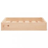 tömör fenyőfa kutyaágy 51,5 x 44 x 9 cm