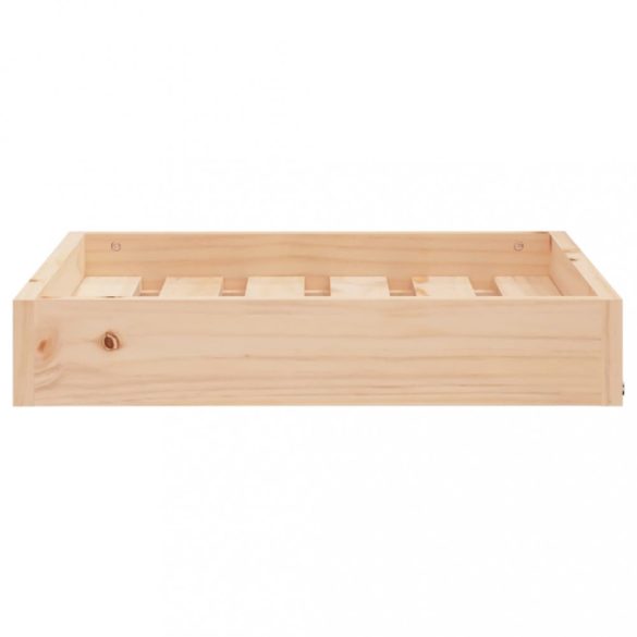 tömör fenyőfa kutyaágy 51,5 x 44 x 9 cm