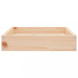 tömör fenyőfa kutyaágy 51,5 x 44 x 9 cm