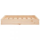 tömör fenyőfa kutyaágy 61,5x49x9 cm