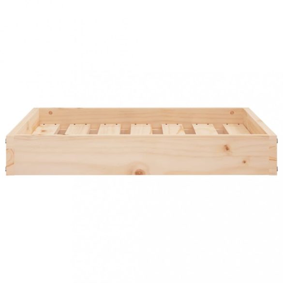 tömör fenyőfa kutyaágy 61,5x49x9 cm