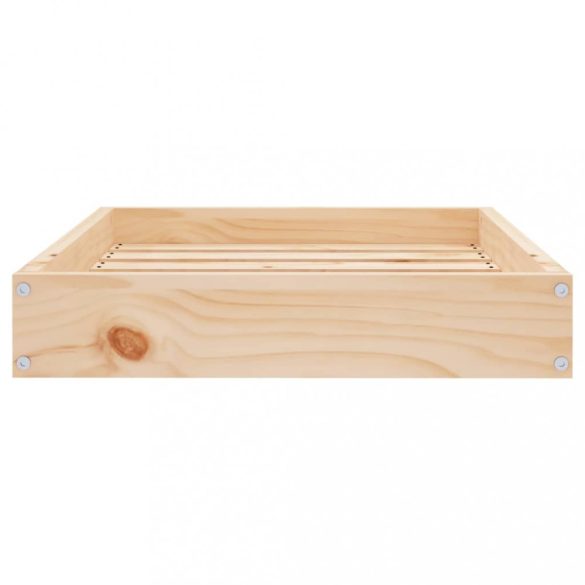 tömör fenyőfa kutyaágy 61,5x49x9 cm