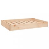 tömör fenyőfa kutyaágy 71,5x54x9 cm