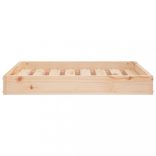 tömör fenyőfa kutyaágy 71,5x54x9 cm