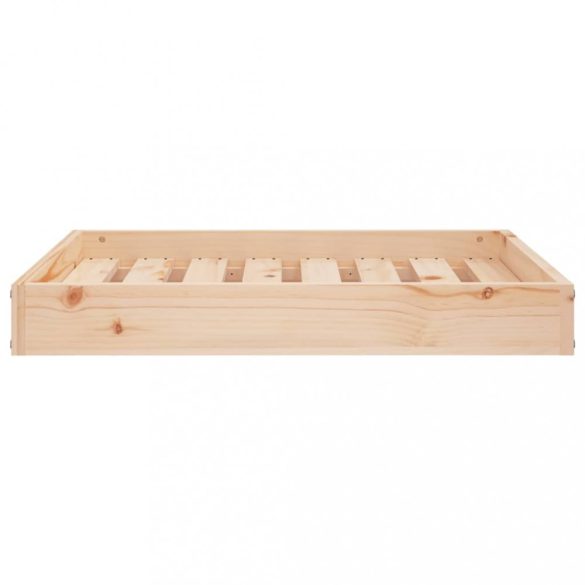 tömör fenyőfa kutyaágy 71,5x54x9 cm