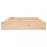 tömör fenyőfa kutyaágy 71,5x54x9 cm