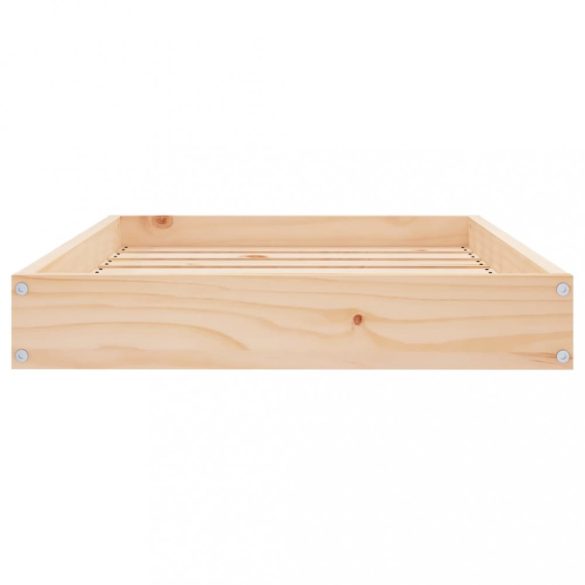 tömör fenyőfa kutyaágy 71,5x54x9 cm