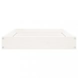 fehér tömör fenyőfa kutyaágy 71,5x54x9 cm