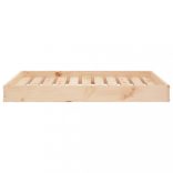 tömör fenyőfa kutyaágy 91,5x64x9 cm