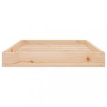 tömör fenyőfa kutyaágy 91,5x64x9 cm