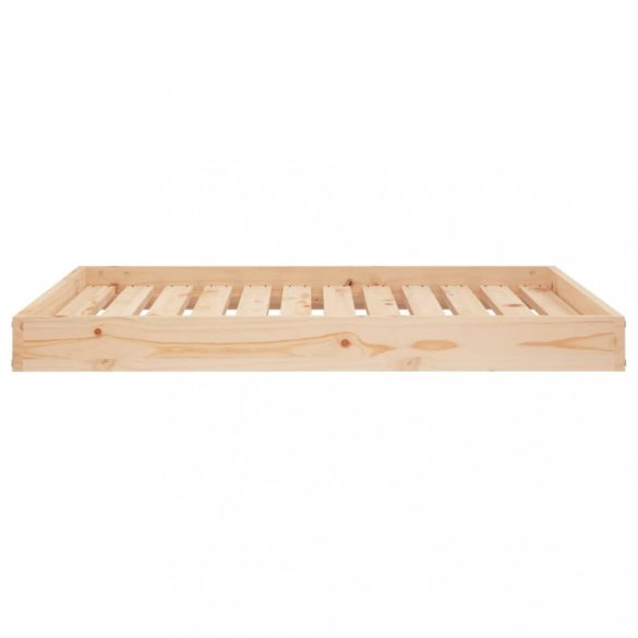 tömör fenyőfa kutyaágy 101,5x74x9 cm