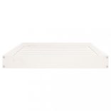 fehér tömör fenyőfa kutyaágy 101,5x74x9 cm