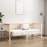 tömör fenyőfa kanapéágy matrac nélkül 90 x 190 cm