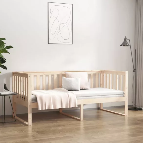 tömör fenyőfa kanapéágy matrac nélkül 90 x 190 cm