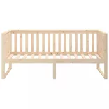 tömör fenyőfa kanapéágy matrac nélkül 90 x 190 cm