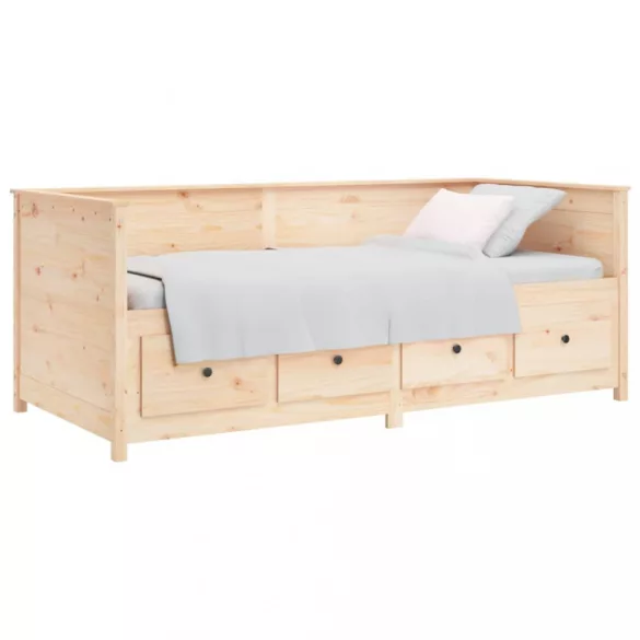 tömör fenyőfa kanapéágy matrac nélkül 80 x 200 cm