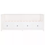 fehér tömör fenyőfa kanapéágy matrac nélkül 80 x 200 cm