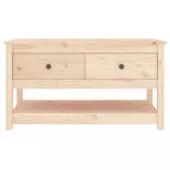 tömör fenyőfa dohányzóasztal 102 x 49 x 55 cm