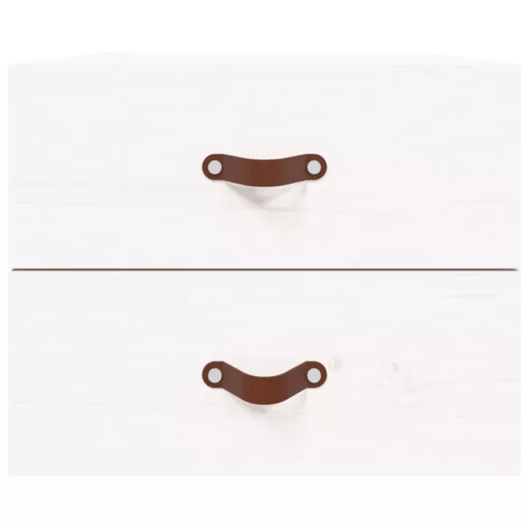 2 db fehér falra szerelhető éjjeliszekrény 50 x 36 x 40 cm