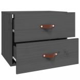 szürke falra szerelhető éjjeliszekrény 50 x 36 x 40 cm