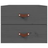 2 db szürke falra szerelhető éjjeliszekrény 50 x 36 x 40 cm