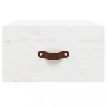 fehér falra szerelhető éjjeliszekrény 40 x 29,5 x 22 cm