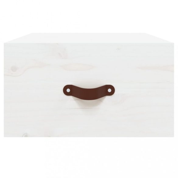 fehér falra szerelhető éjjeliszekrény 40 x 29,5 x 22 cm