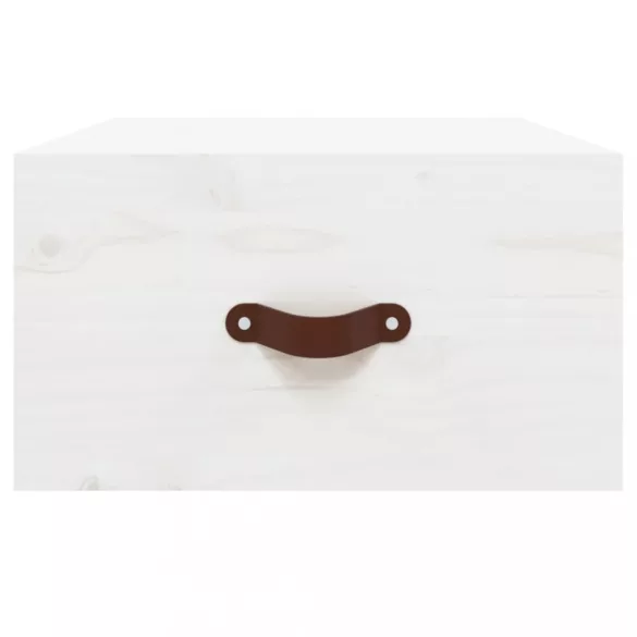 2 db fehér falra szerelhető éjjeliszekrény 40 x 29,5 x 22 cm