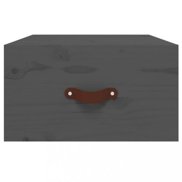 szürke falra szerelhető éjjeliszekrény 40 x 29,5 x 22 cm