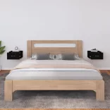 2 db fekete falra szerelhető éjjeliszekrény 40 x 29,5 x 22 cm