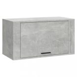 betonszürke szerelt fa fali cipőszekrény 70 x 35 x 38 cm