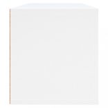 fehér szerelt fa fali cipőszekrény 100 x 35 x 38 cm