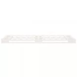 fehér tömör fenyőfa raklapágy 75 x 190 cm (Small Single)