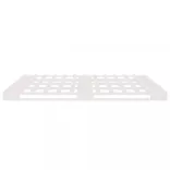 fehér tömör fenyőfa raklapágy 120 x 190 cm (Small Double)