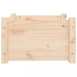 tömör fenyőfa kutyafekhely 55,5 x 45,5 x 28 cm