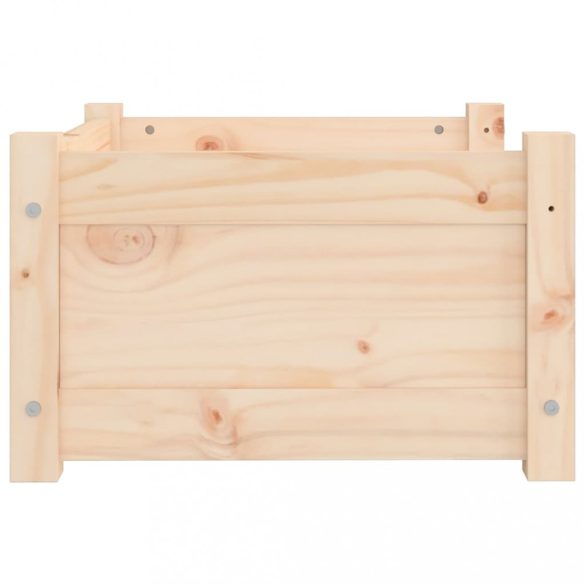 tömör fenyőfa kutyafekhely 55,5 x 45,5 x 28 cm