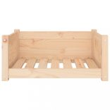 tömör fenyőfa kutyafekhely 65,5 x 50,5 x 28 cm