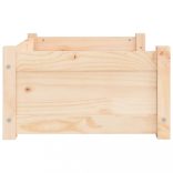 tömör fenyőfa kutyafekhely 65,5 x 50,5 x 28 cm