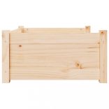 tömör fenyőfa kutyaágy 75,5x55,5x28 cm