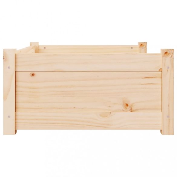 tömör fenyőfa kutyaágy 75,5x55,5x28 cm