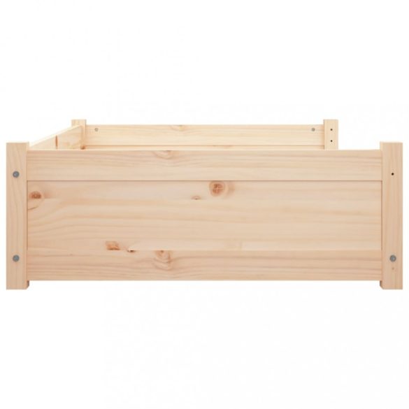 tömör fenyőfa kutyaágy 95,5x65,5x28 cm