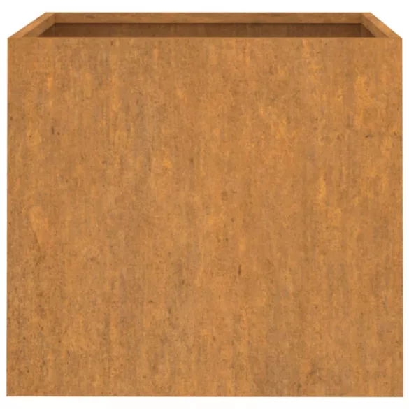 2 db corten acél növénytartó 32 x 30 x 29 cm