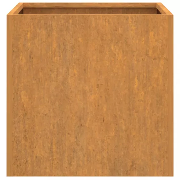 2 db corten acél növénytartó 32 x 30 x 29 cm