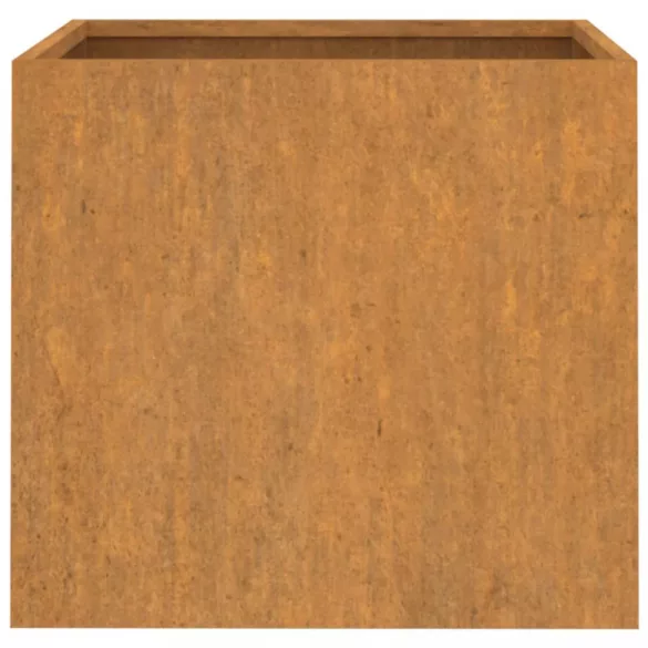 2 db corten acél növénytartó 49x47x46 cm