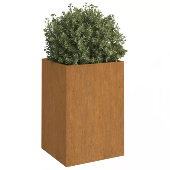 corten acél növénytartó 42x38x75 cm
