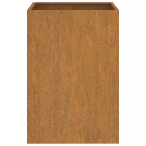 corten acél növénytartó 42x38x75 cm